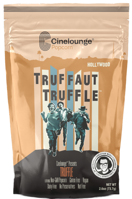 Just like French 'New Wave' cinema, this popcorn is deep, earthy, and complex.  With oh-so-subtle hints of the most bourgeois of the fungi family, this elevated popcorn will have you channeling your inner Jean Seberg or Francois Truffaut in no time!  NON GMO | GLUTEN FREE | VEGAN | DAIRY FREE | NO PRESERVATIVES | NUT FREE | KETO FRIENDLY